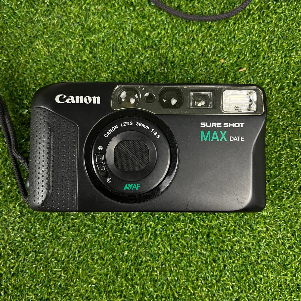 Canon Sure Shot Max Date 35mm Point and Shoot Film Camera 38mm f3.5